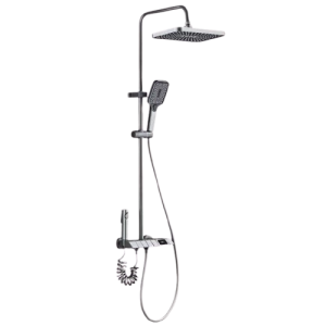 Colonne de Douche Double Piano Thermostatique | Affichage Numérique de Température + Mitigeur Intelligent