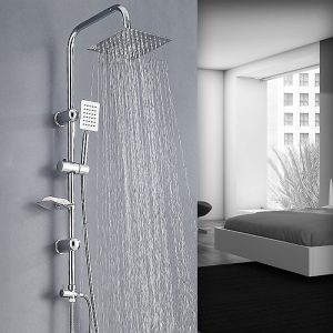 Colonne de Douche Chromée en Acier Inoxydable – Image 4