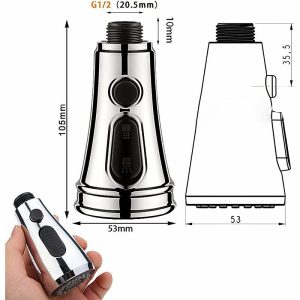 Robinet Cuisine Flexible – Mitigeur Évier Moderne – Image 4