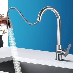 Robinet Cuisine Flexible – Mitigeur Évier Moderne – Image 3