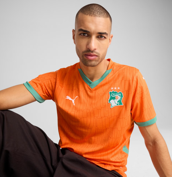 Maillot Côte d’Ivoire Domicile CAN 2025 – Original Player PUMA – Flocage & Livraison Gratuits