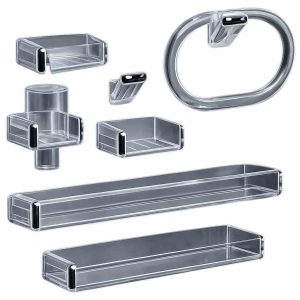 Ensemble accessoires salle de bain 7 pièces blanc moderne disponible à Dakar Sénégal