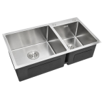 Évier cuisine double bac américain inox moderne disponible à Dakar Sénégal