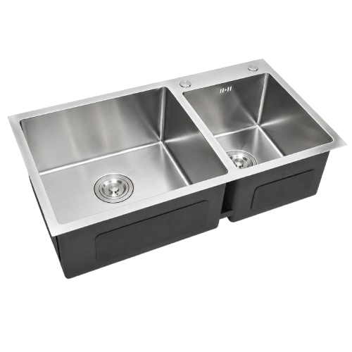 Évier cuisine double bac américain inox moderne disponible à Dakar Sénégal