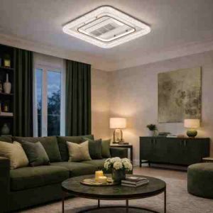 aerolux-quadra-plafonnier-ventilateur-led-sans-pales-dakar KANDEIS