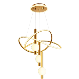 aurelia-orbita-suspension-led-doree-design-dakar kandeis