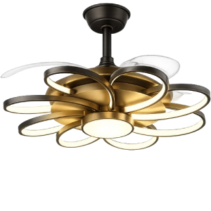 lustre-ventilateur-led-design-fleur-dakar kandeis