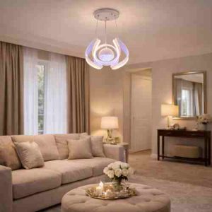 Suspension LED Moderne Design Créatif avec Boule Lumineuse – Image 3