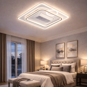 plafonnier ventilateur LED pour salon