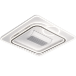Plafonnier LED ventilateur design pour salon et chambre