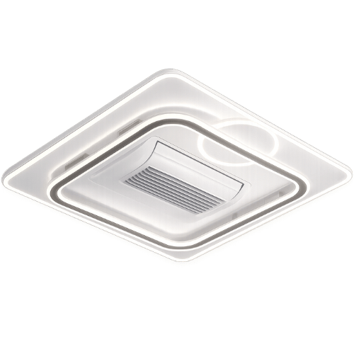 Plafonnier LED ventilateur design pour salon et chambre