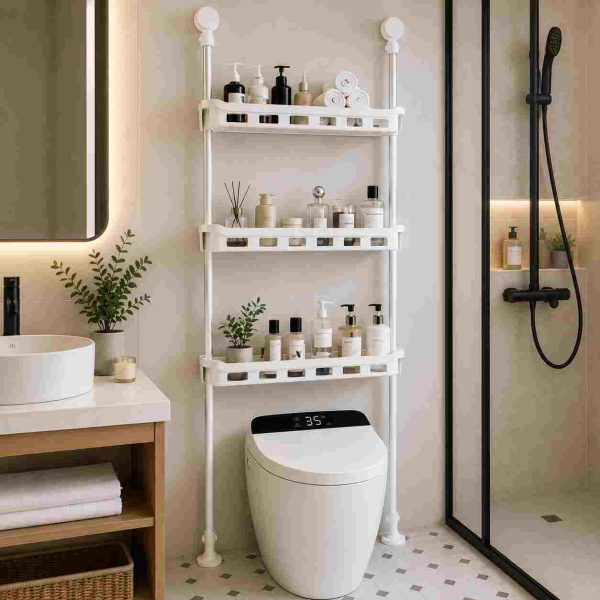 Étagère salle de bain télescopique 3 niveaux disponible à Dakar Sénégal