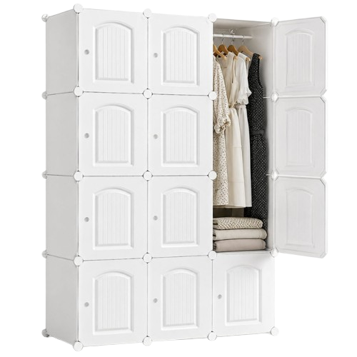 Armoire modulaire blanche en plastique grande capacité disponible à Dakar Sénégal