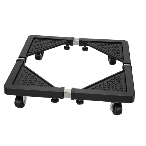 Base mobile réglable noire à roulettes pour électroménager disponible à Dakar Sénégal