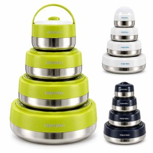 Lot de 4 Bols Isothermes 24H Inox – Image 3