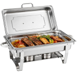 Réchaud buffet chauffant en acier inoxydable avec couvercle disponible à Dakar Sénégal