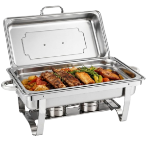Réchaud buffet chauffant en acier inoxydable avec couvercle disponible à Dakar Sénégal